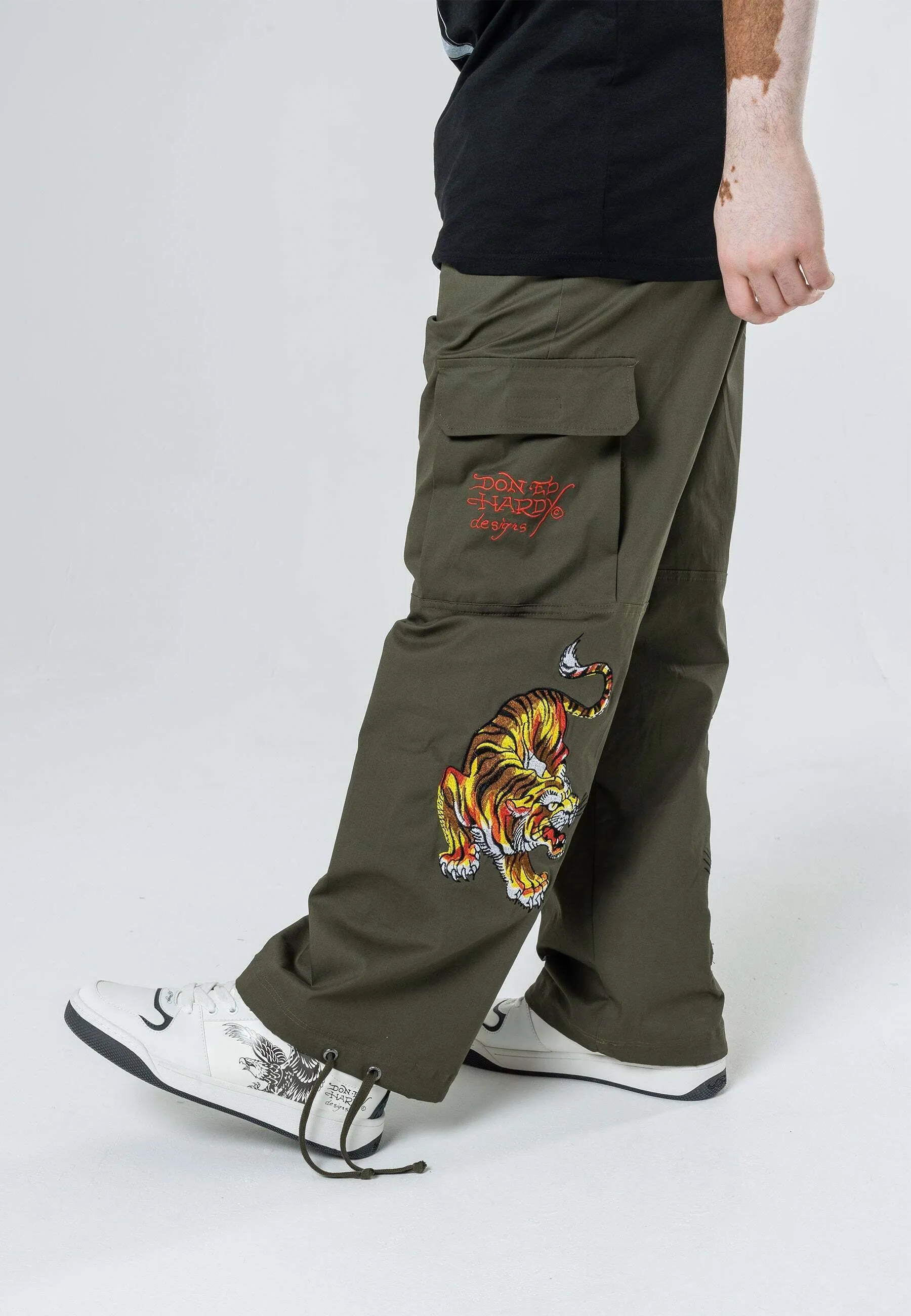 DOUBLE TIGER - Pantaloni cargo