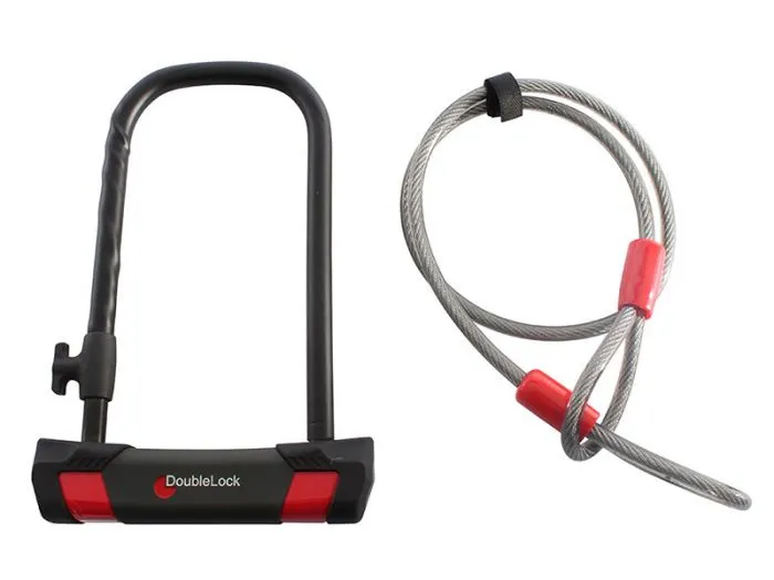 DoubleLock U-Lock lucchetto ad arco con cavo