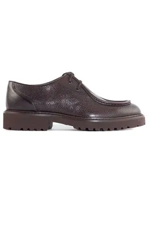 DOUCAL'S Calzature,Scarpe Scarpe Derby in pelle inca ebano 