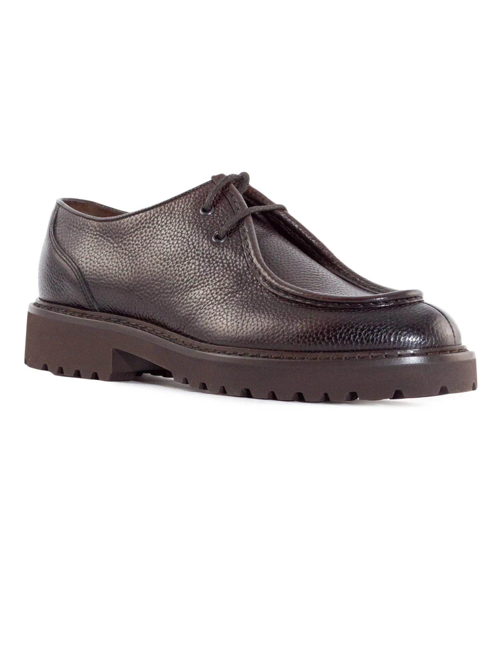 DOUCAL'S Calzature,Scarpe Scarpe Derby in pelle inca ebano 
