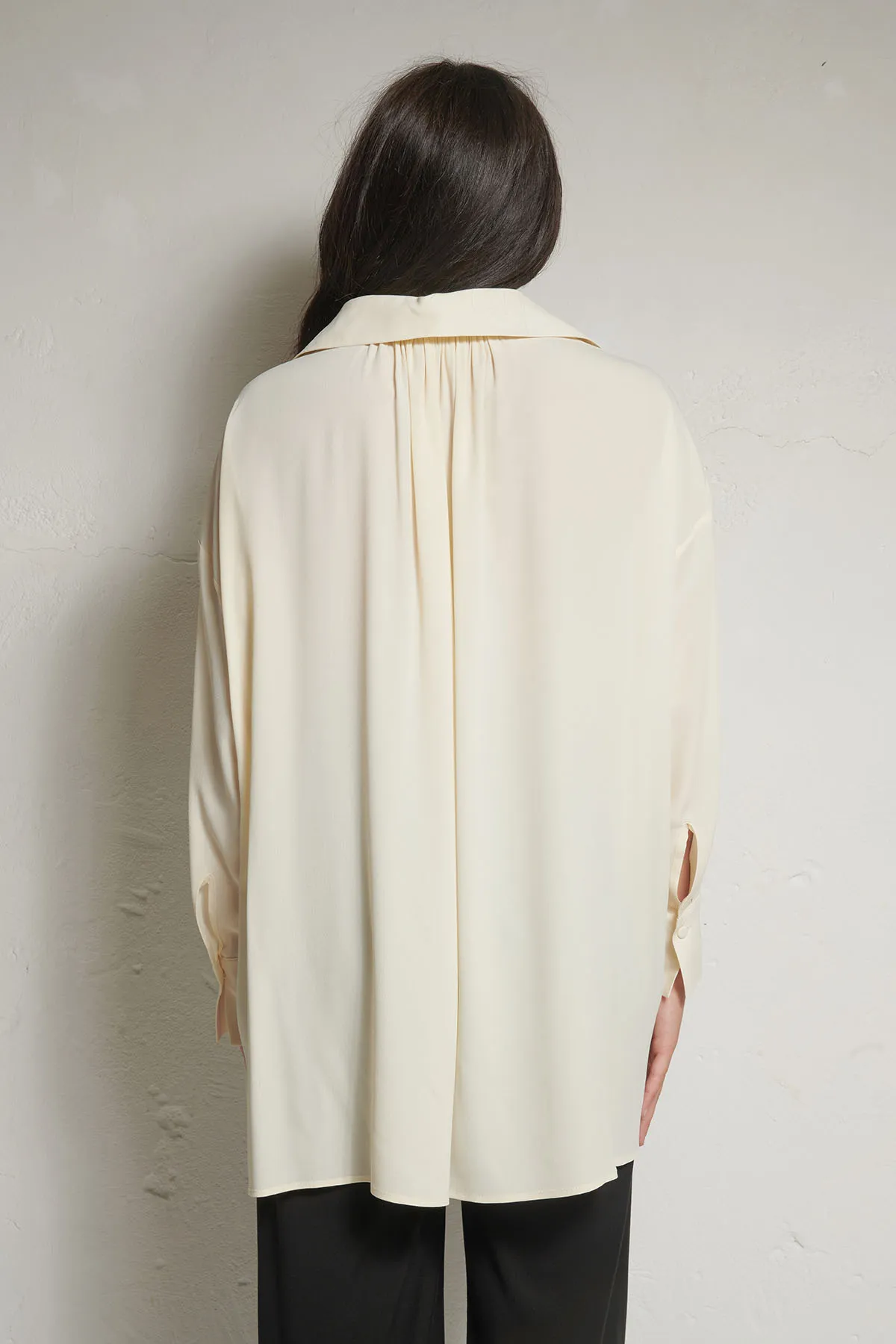 ERIKA CAVALLINI Camicia in Crepe de Chine MARTINA