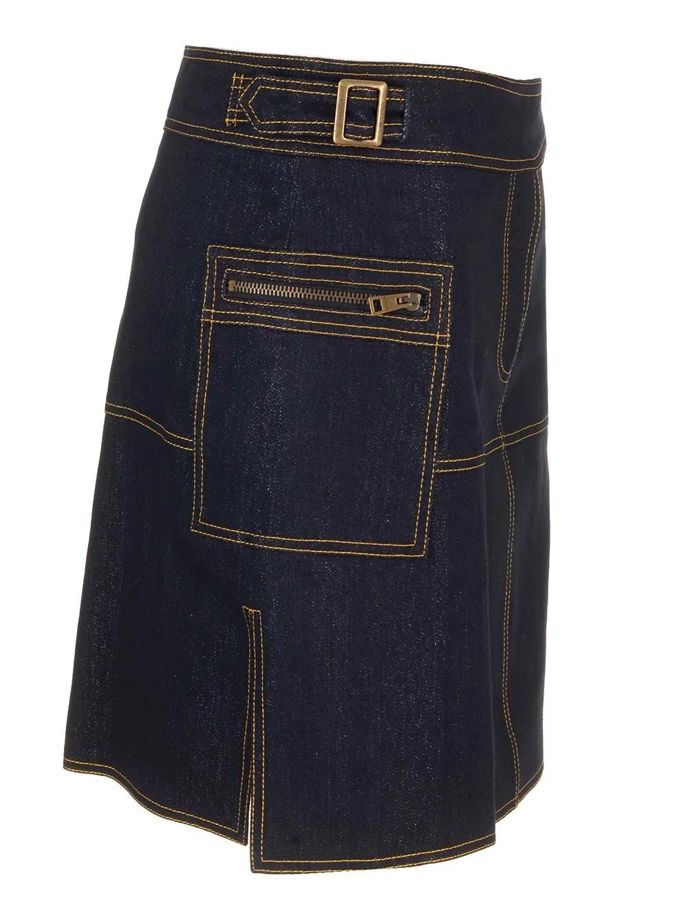   Etro  Gonna in denim blu scuro  