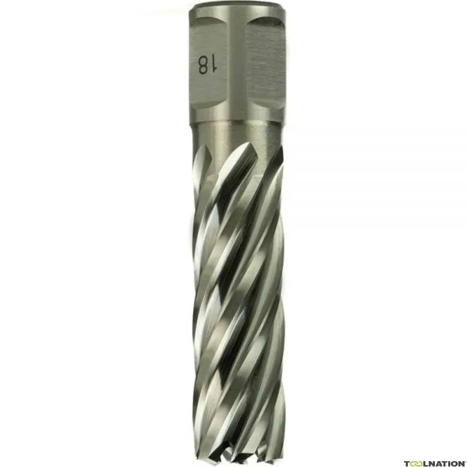 Euroboor 21105502301004 HCPL.230 Punta per carotaggio, HSS, D 23 mm, DoC 55 mm, Weldon