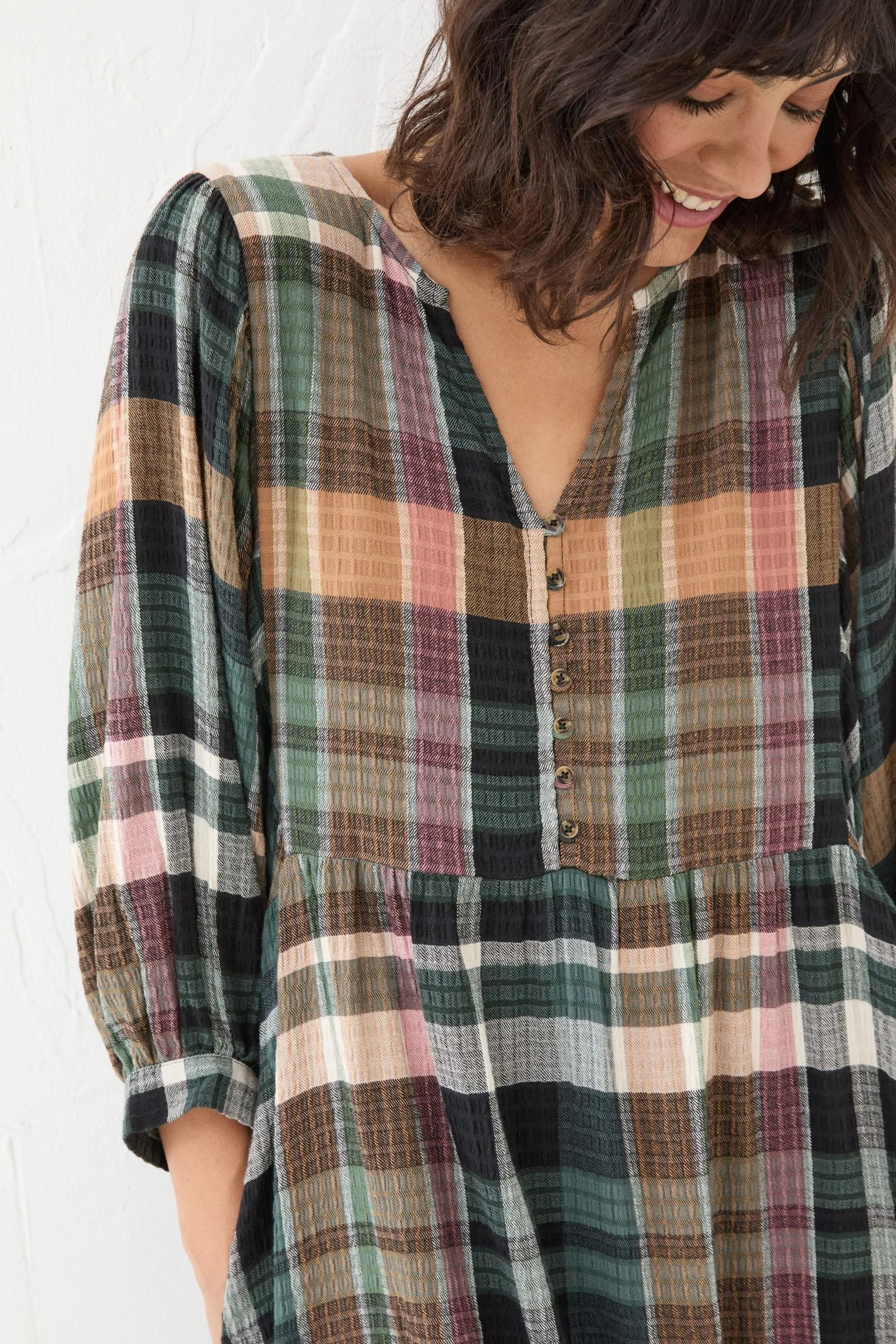 FatFace Check Vestito    