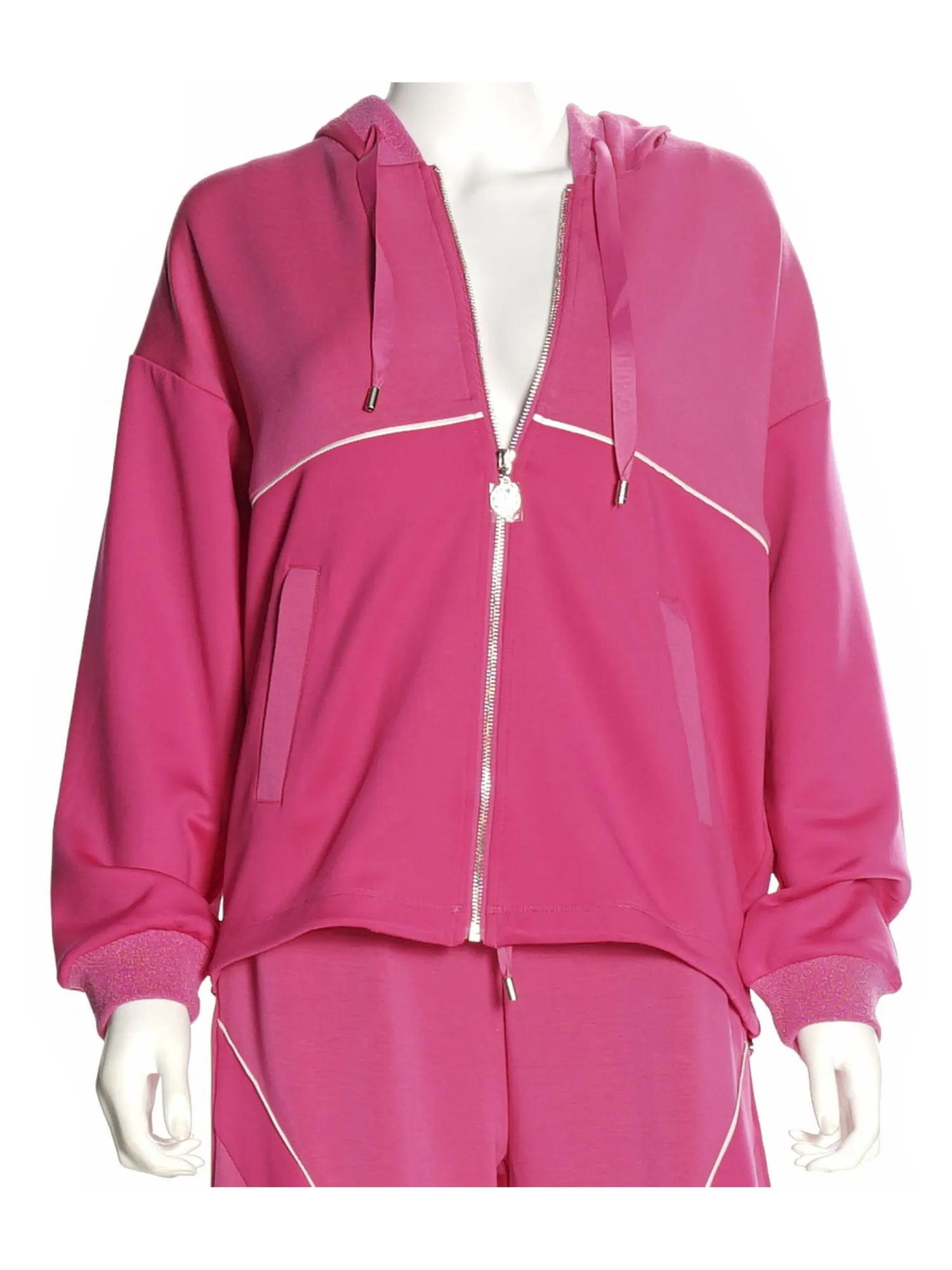 Felpa aperta Liu Jo da donna fucsia