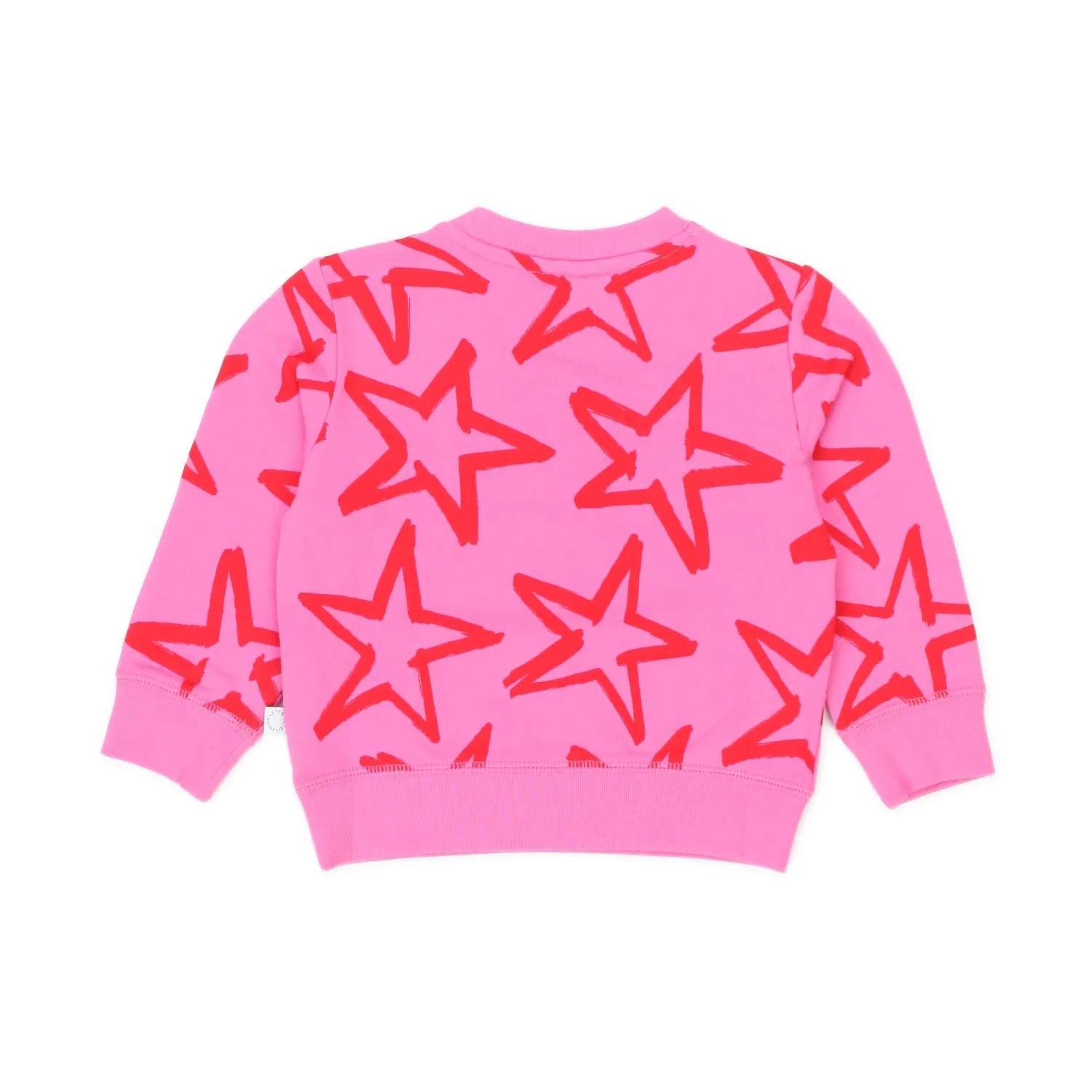 Felpa Rosa Con Stelle Rosse Bambina E Bebè