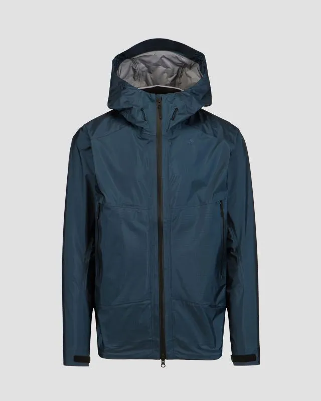 Giacca blu scuro con membrana da uomo Goldwin GORE-TEX 3L Aqua Tect Jacket