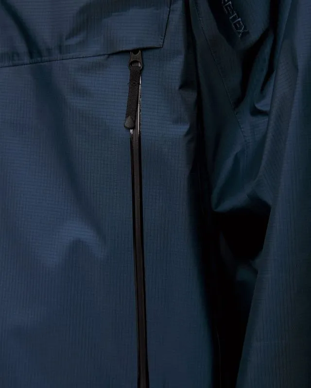 Giacca blu scuro con membrana da uomo Goldwin GORE-TEX 3L Aqua Tect Jacket