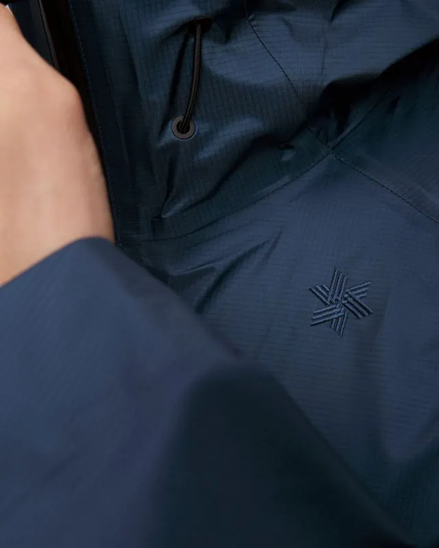 Giacca blu scuro con membrana da uomo Goldwin GORE-TEX 3L Aqua Tect Jacket