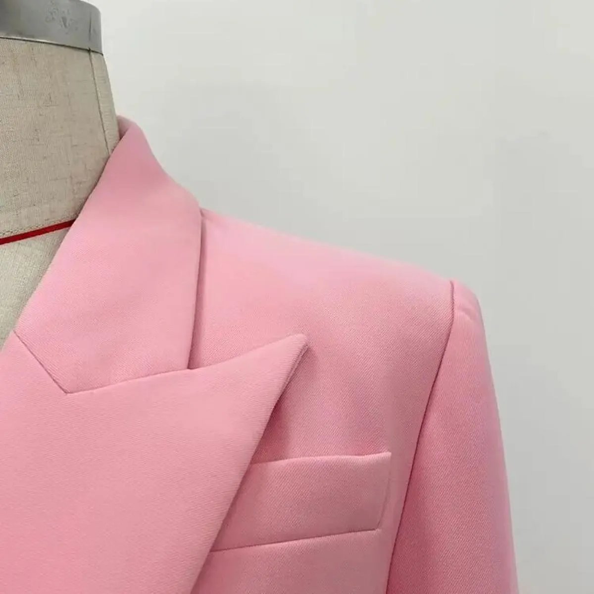 Giacca da donna firmata High Street più recente del 2023, bottoni a doppio petto con leone, blazer lunghi larghi