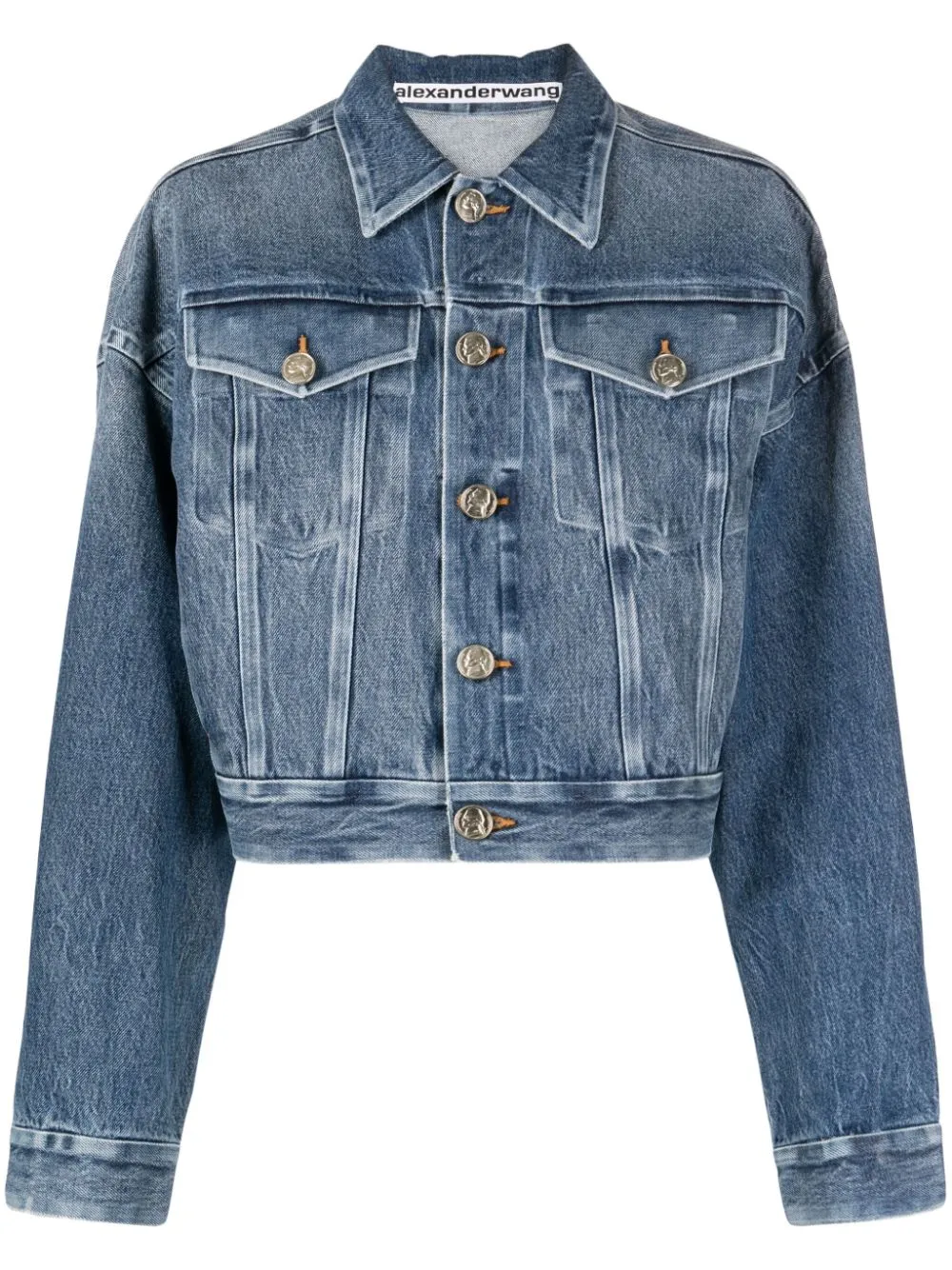 Giacca denim in blu - donna