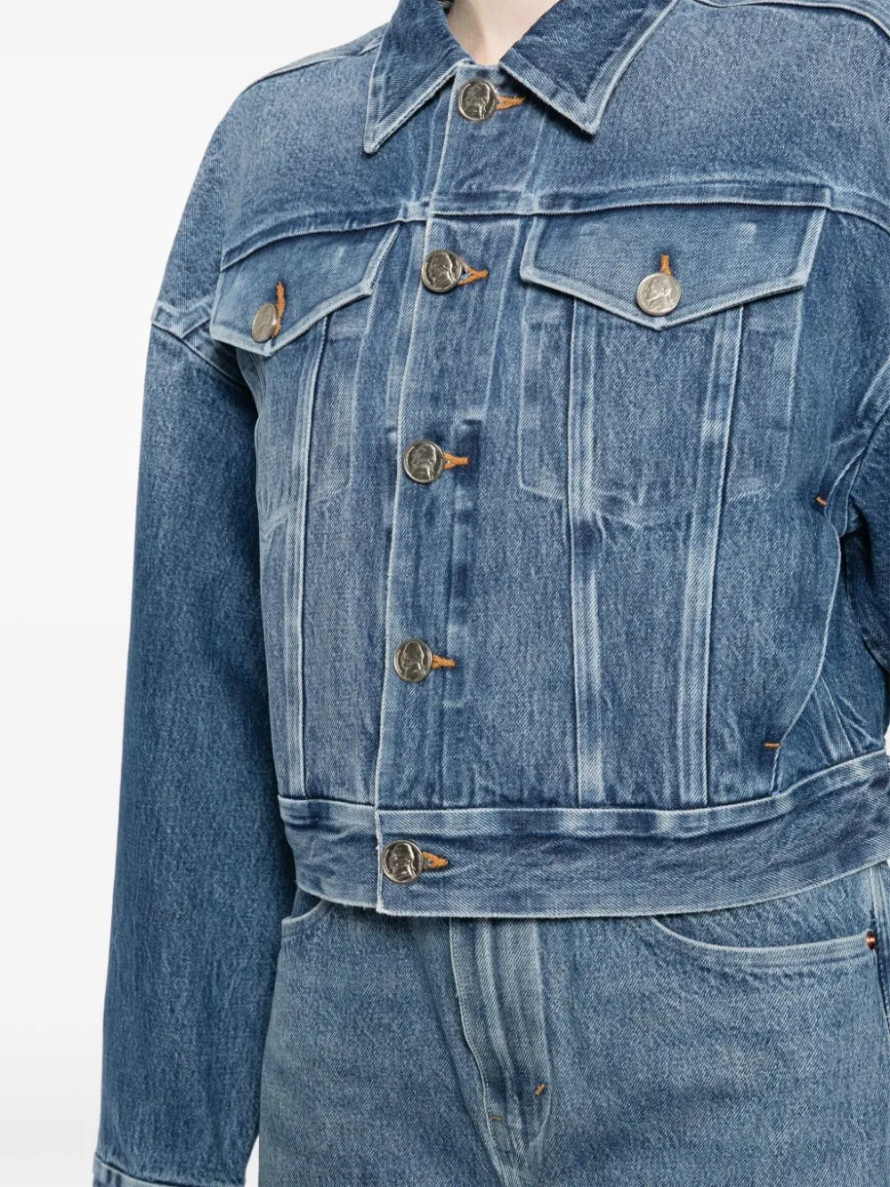Giacca denim in blu - donna