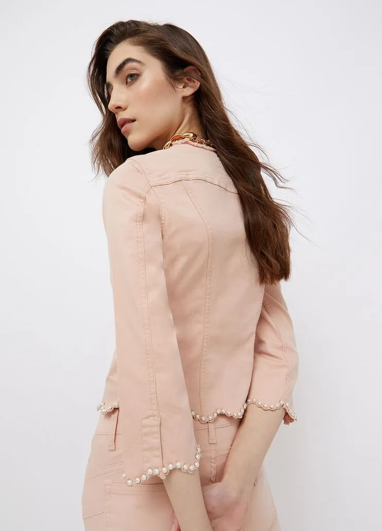 Giacca in gabardine liu jo