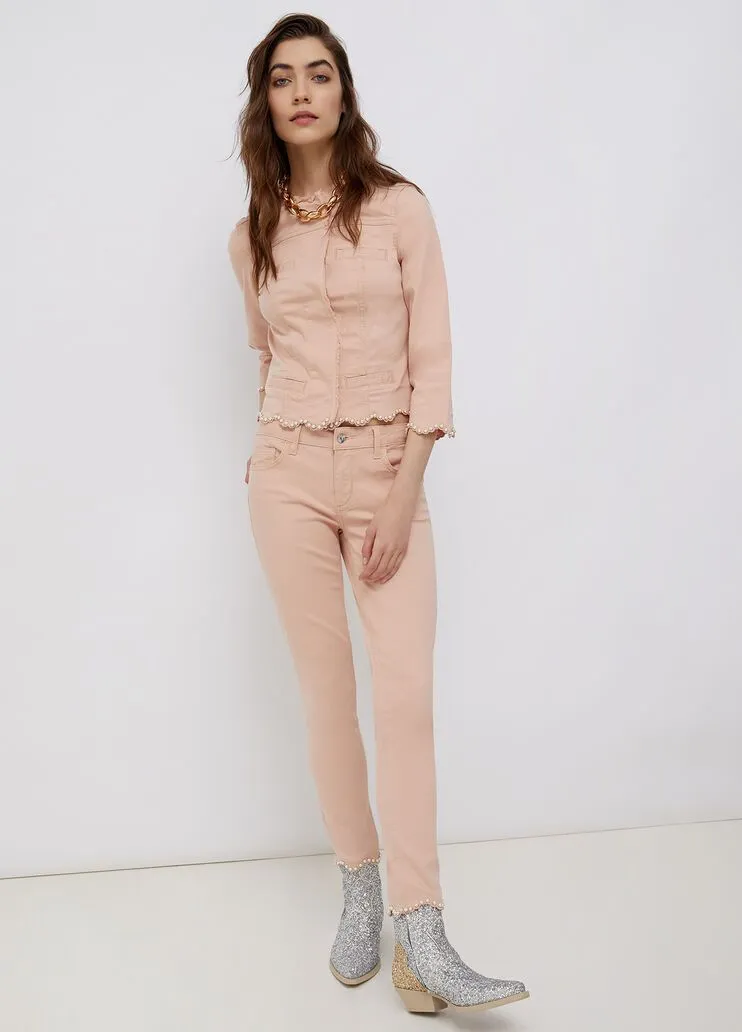 Giacca in gabardine liu jo