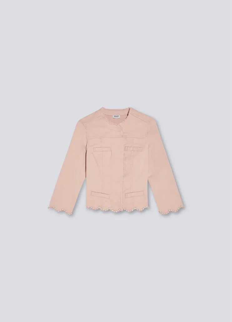 Giacca in gabardine liu jo