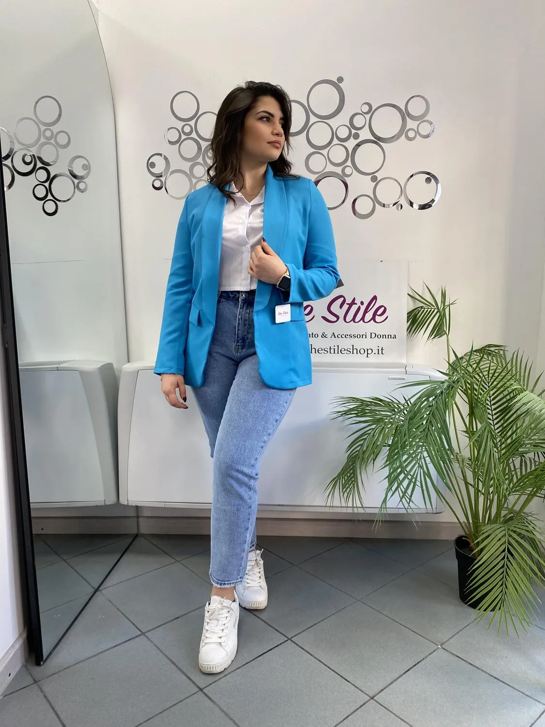 Giacca lunga aperta