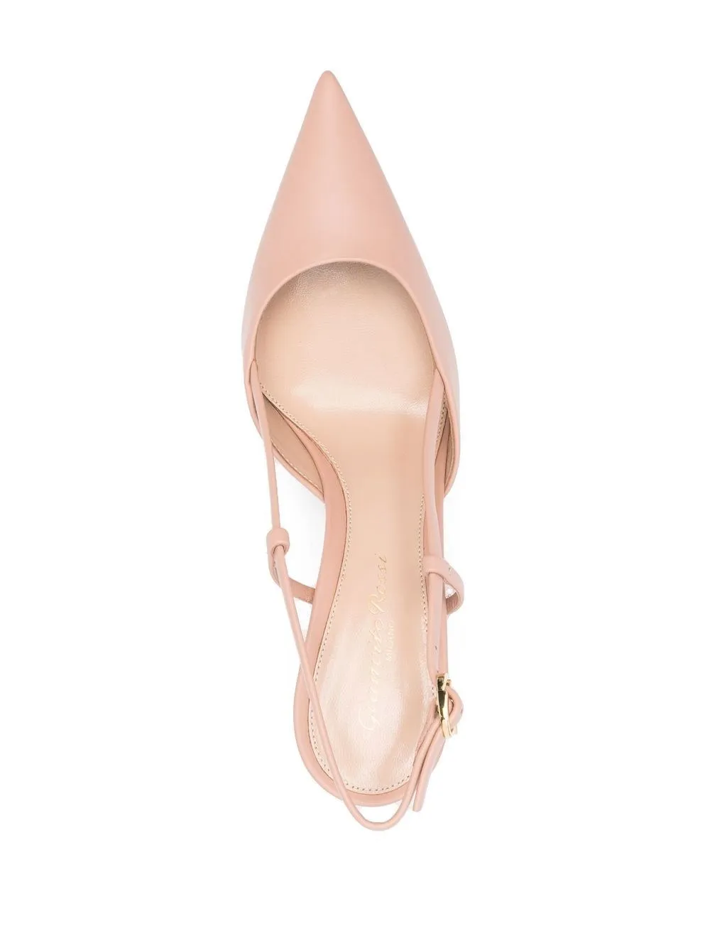 Gianvito Rossi-Pumps Ribbon con cinturino posteriore