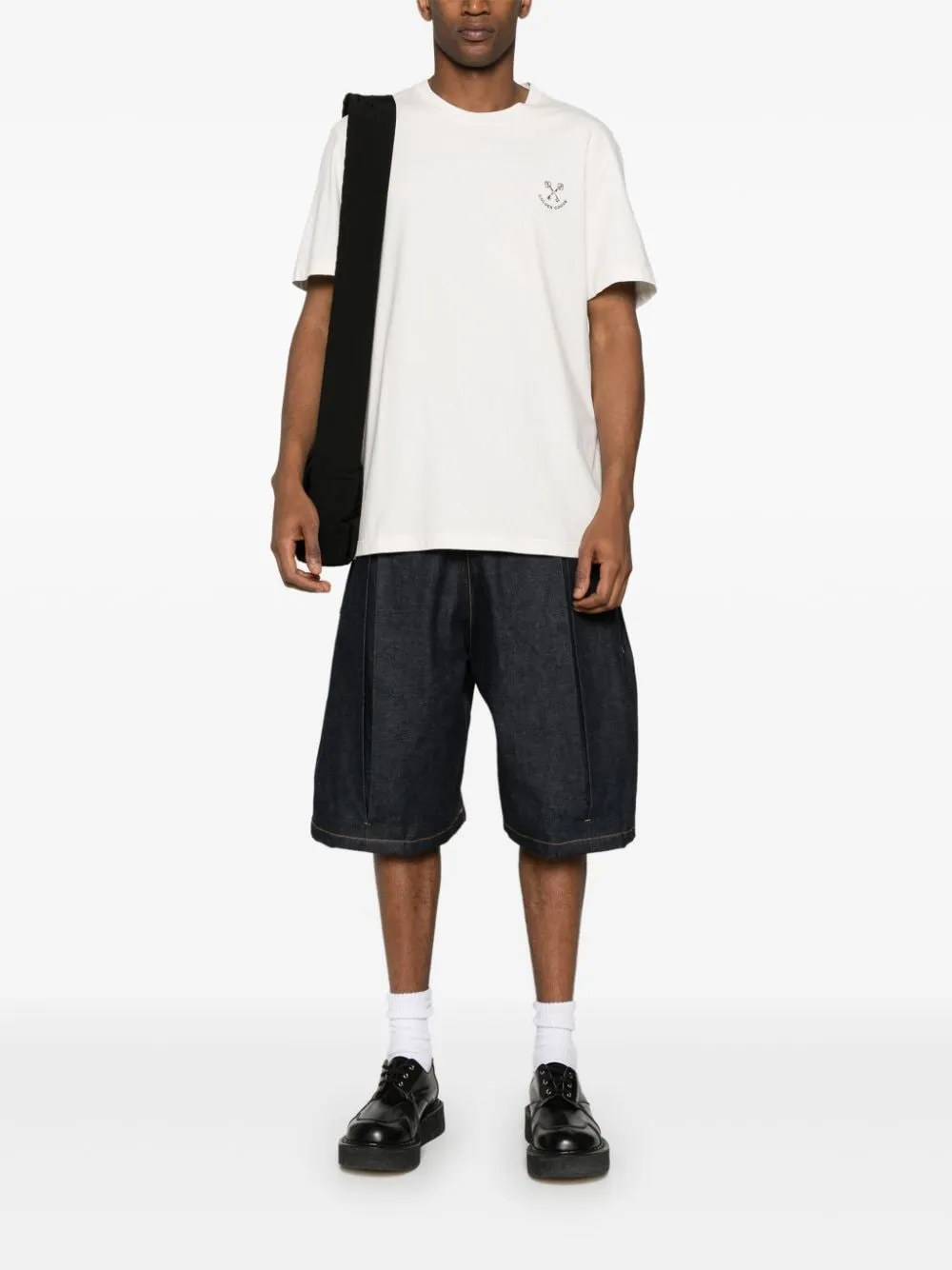 Golden Goose T-shirt Bianco Uomo Stampa Logo