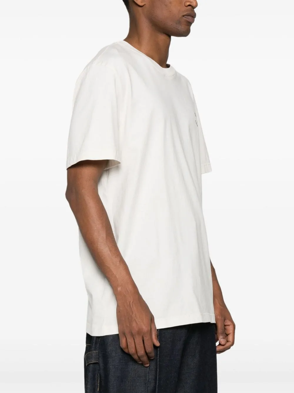 Golden Goose T-shirt Bianco Uomo Stampa Logo
