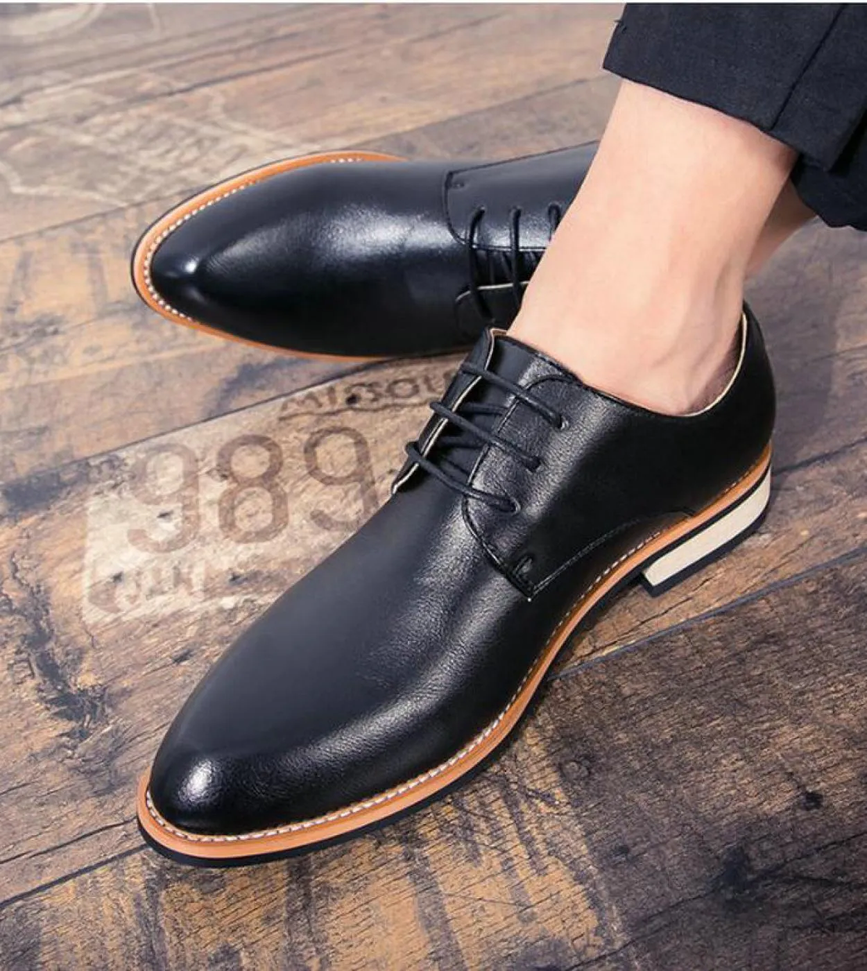 Grandi dimensioni nuovi uomini di moda scarpe da sposa in pelle oxford scarpe a punta scarpe da uomo nappa affari scarpe elegant