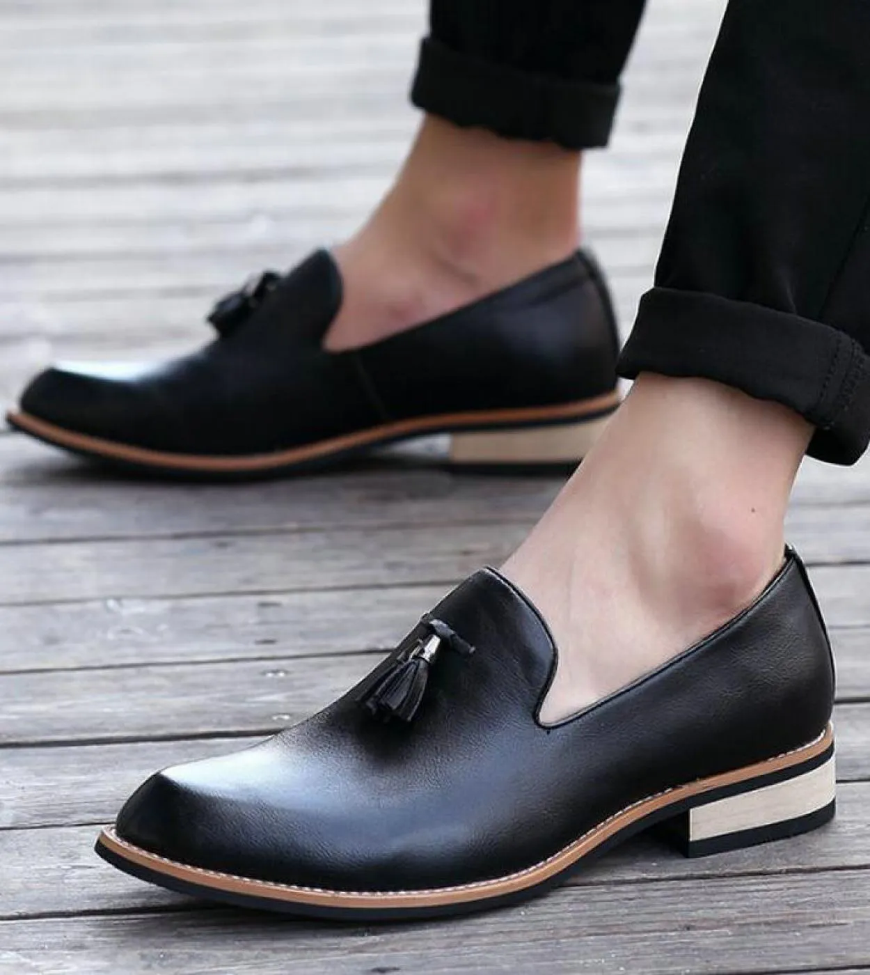 Grandi dimensioni nuovi uomini di moda scarpe da sposa in pelle oxford scarpe a punta scarpe da uomo nappa affari scarpe elegant