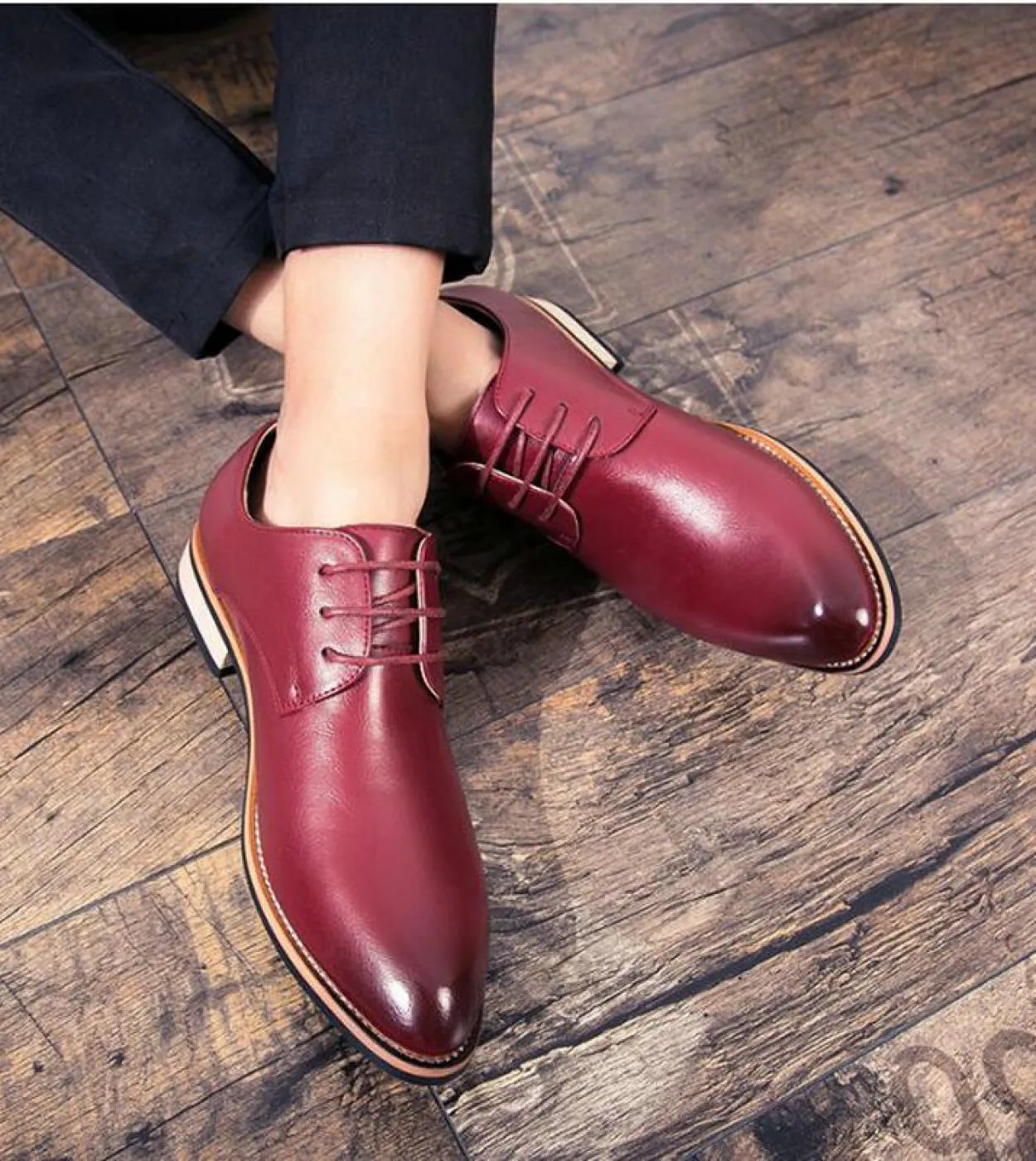Grandi dimensioni nuovi uomini di moda scarpe da sposa in pelle oxford scarpe a punta scarpe da uomo nappa affari scarpe elegant