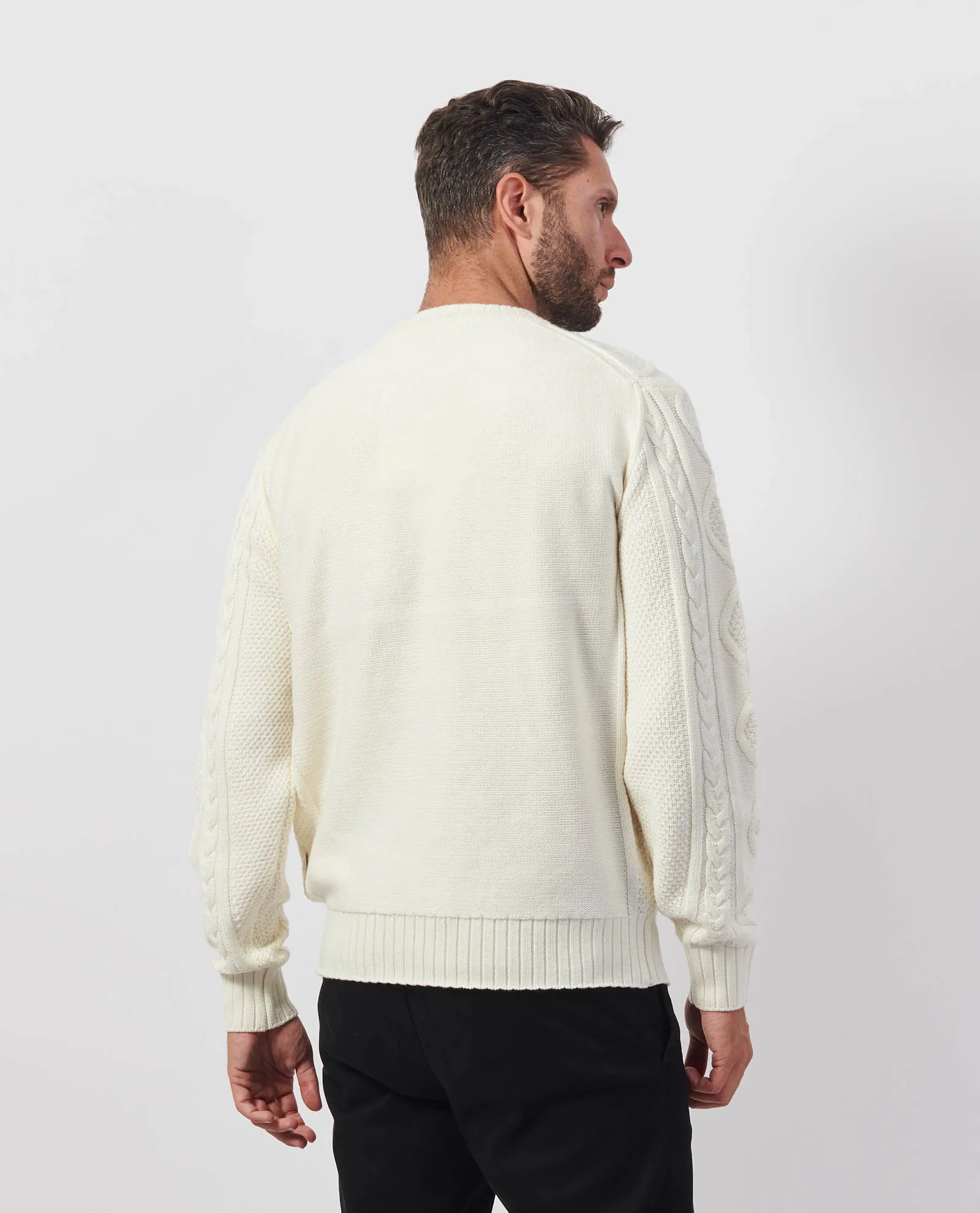GUESS      Maglione uomo Guess con intrecci