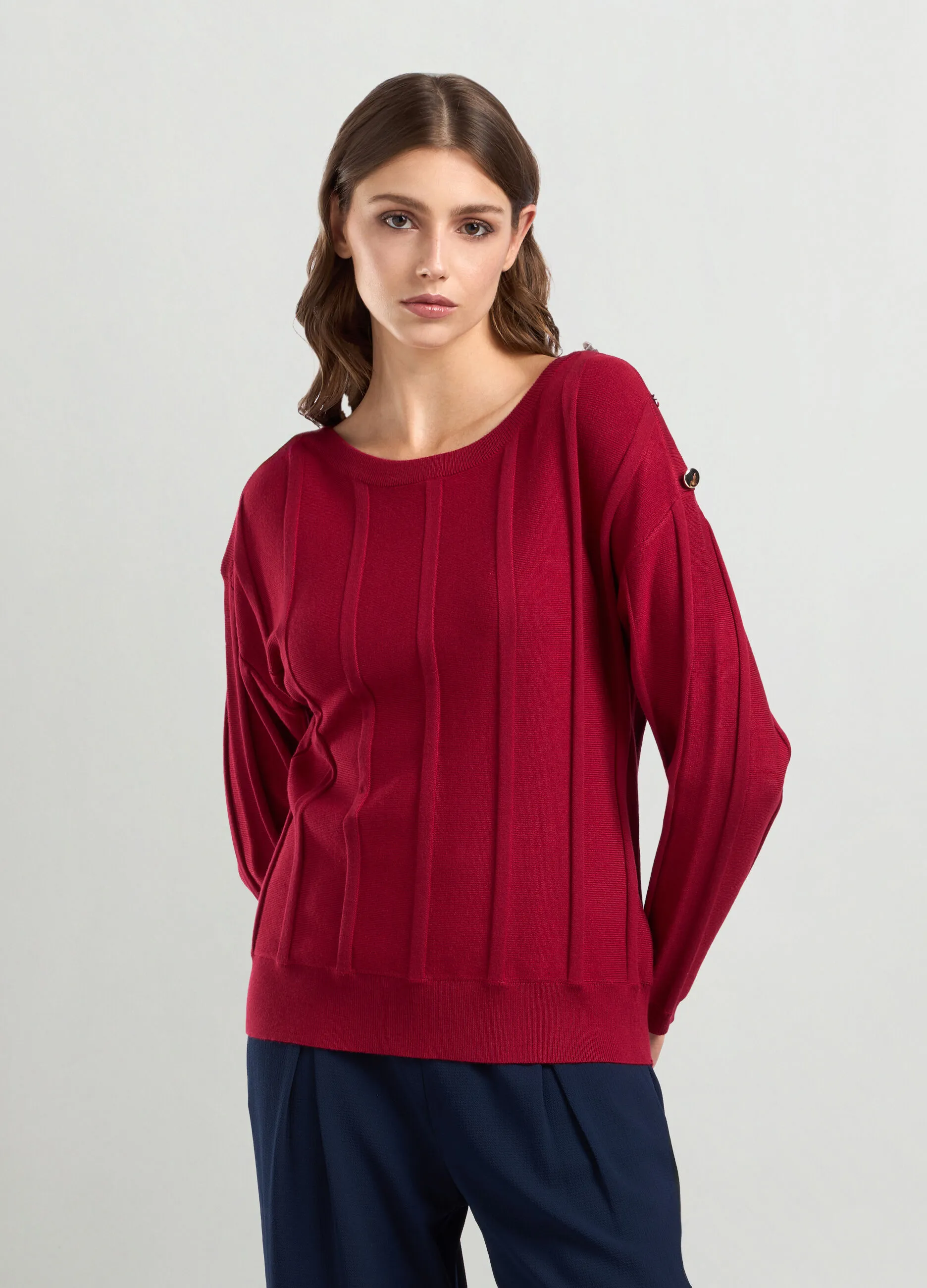 IWIE  Pullover misto viscosa donna
