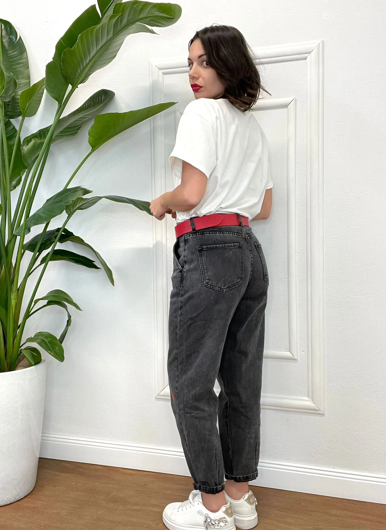 JEANS CUORI ROSSI 491 palloncino