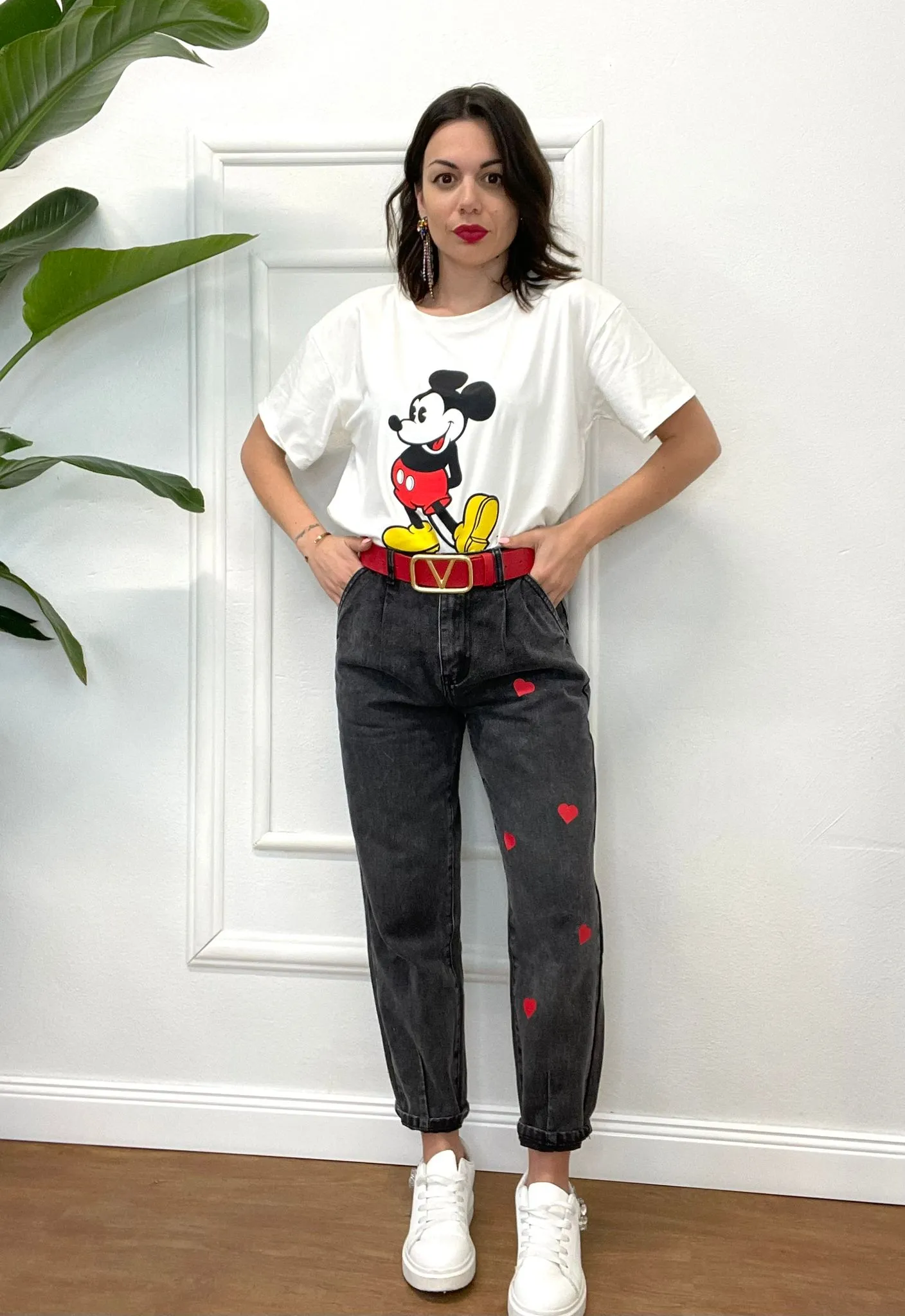 JEANS CUORI ROSSI 491 palloncino