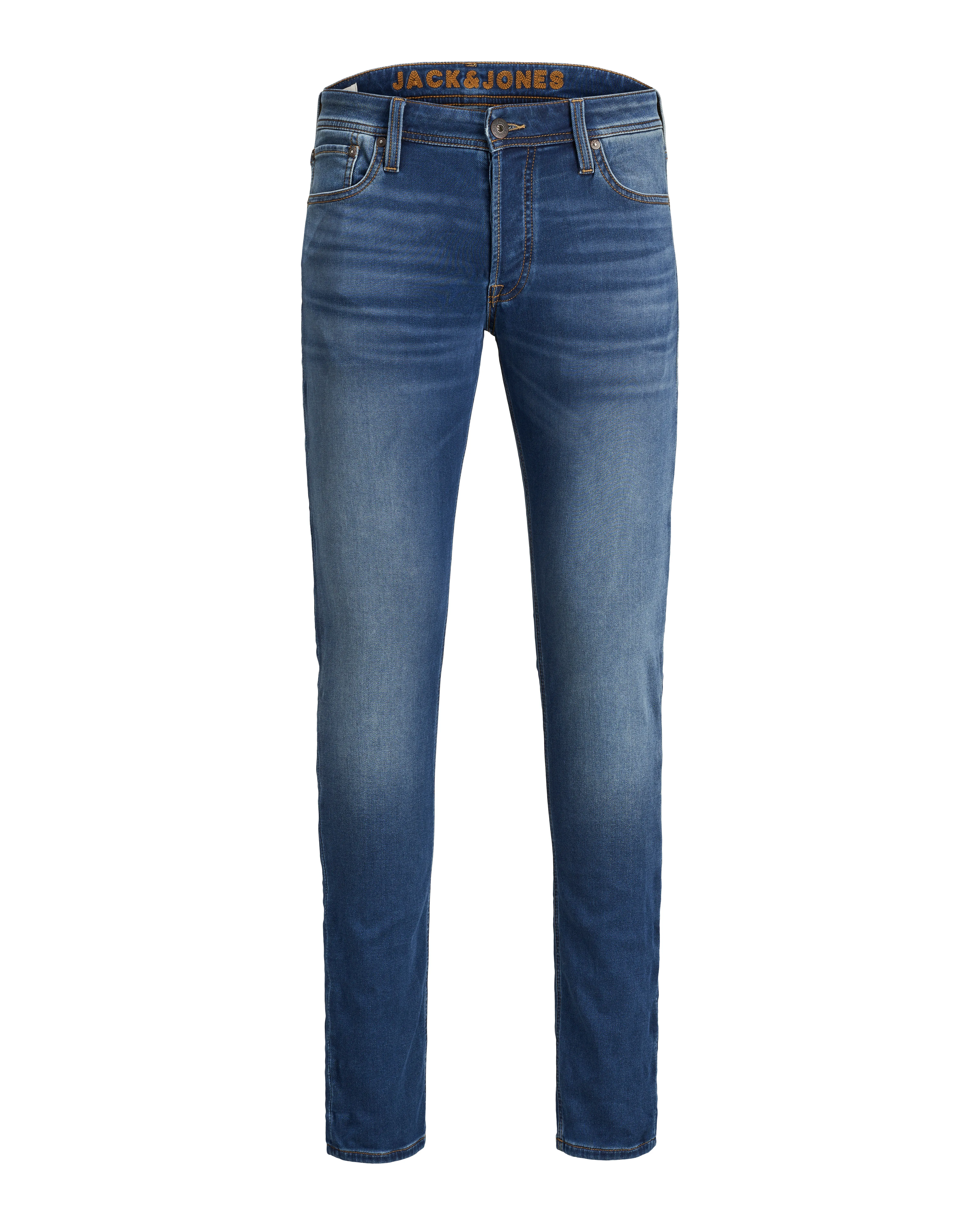 Jeans Glenn slim fit in cotone stretch lavaggio medio stone washed
