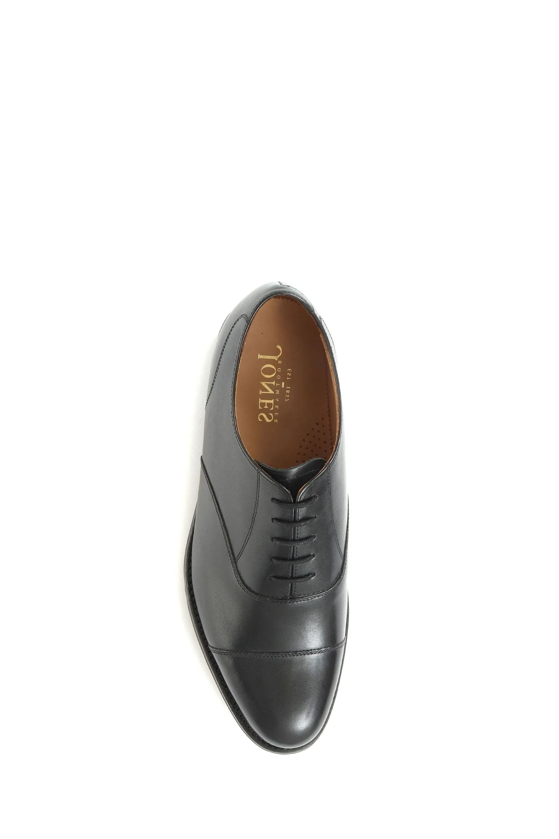 Jones Bootmaker Uomo - Barnet - Goodyear Oxford Scarpe in pelle goffrata