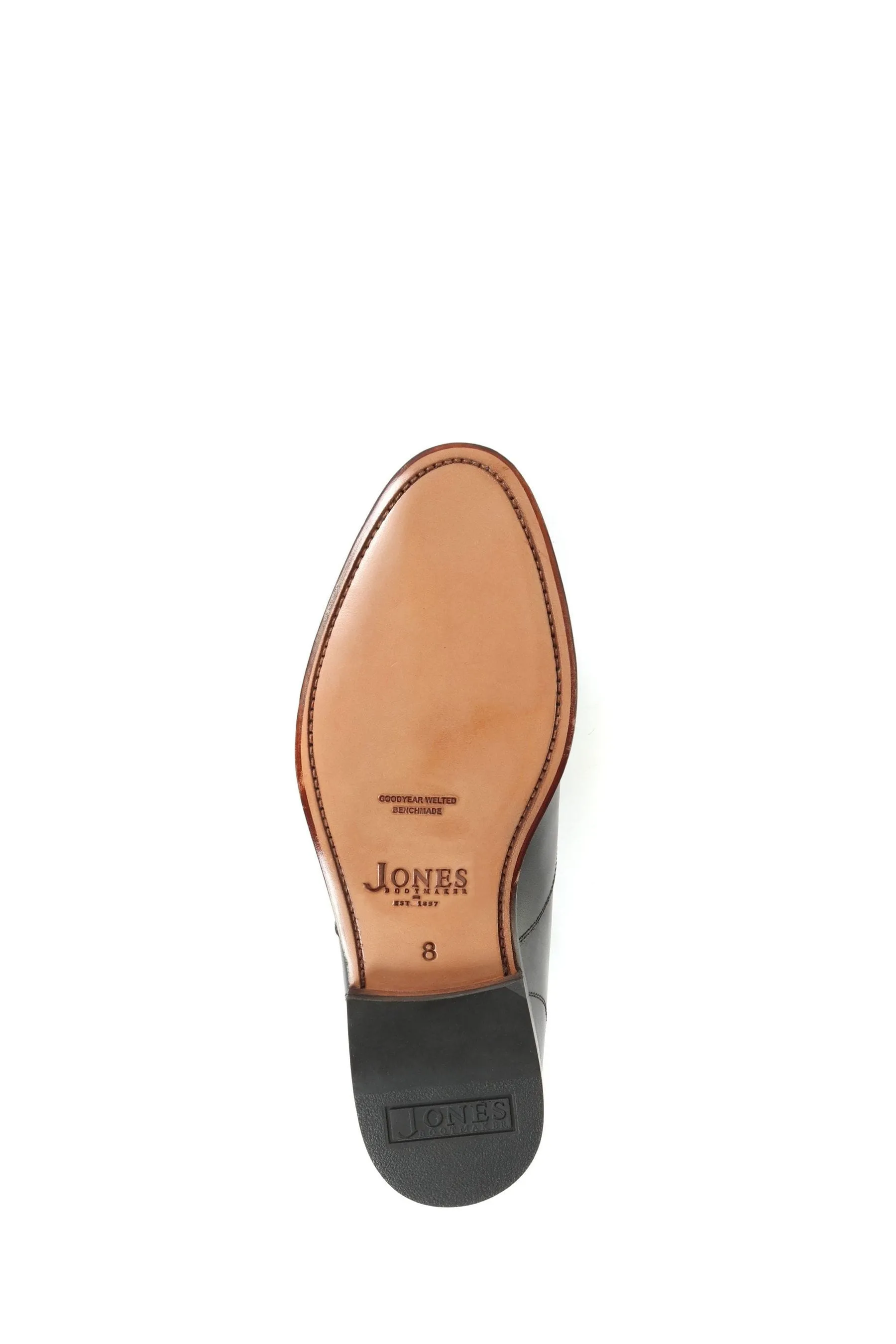 Jones Bootmaker Uomo - Barnet - Goodyear Oxford Scarpe in pelle goffrata
