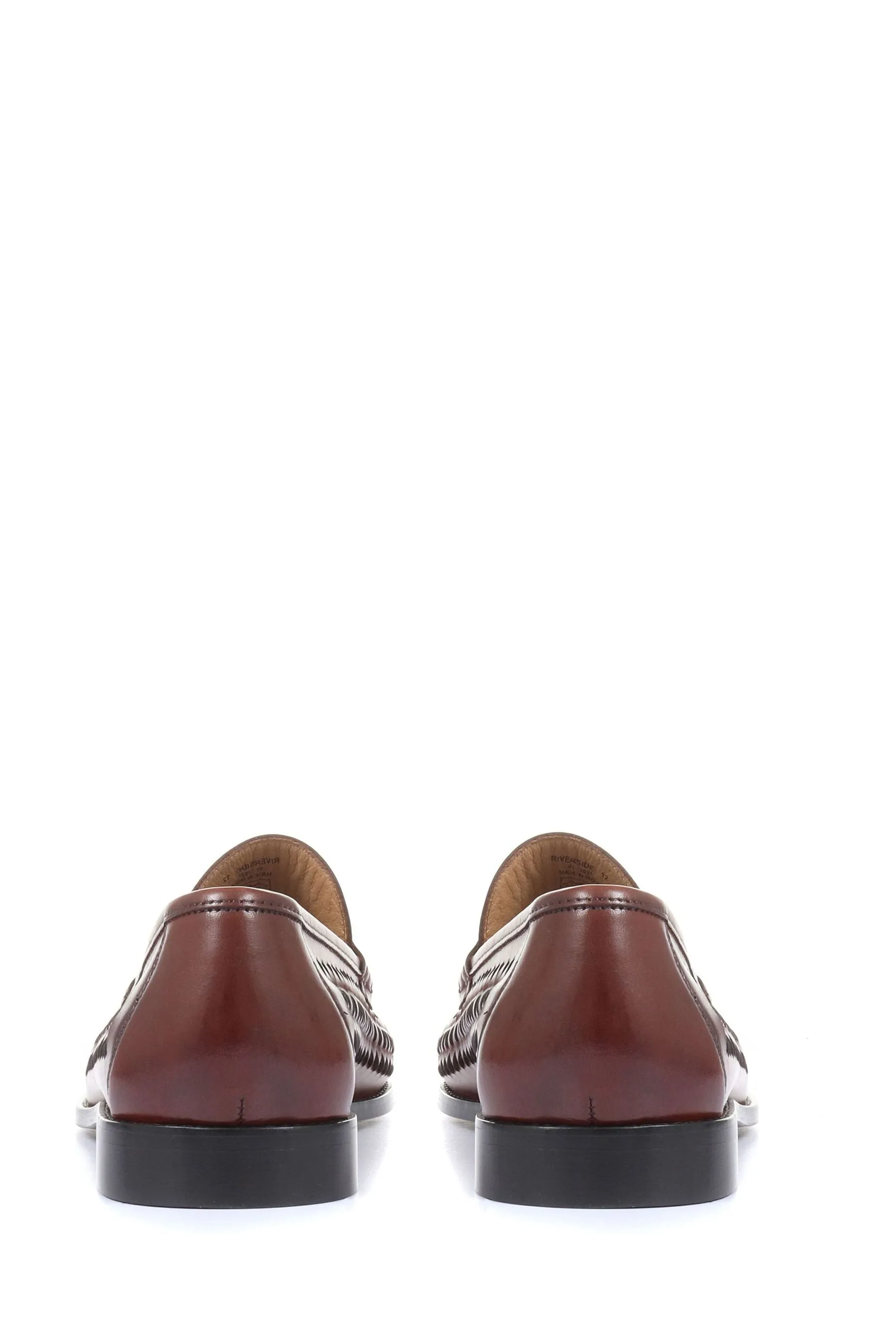 Jones Bootmaker Uomo - Riverside - Mocassini in pelle intrecciati