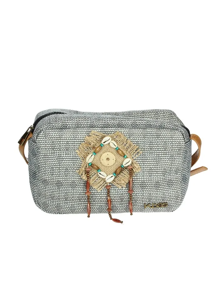 KBAS  BORSA A TRACOLLA 3412223 NERO/BIANCO