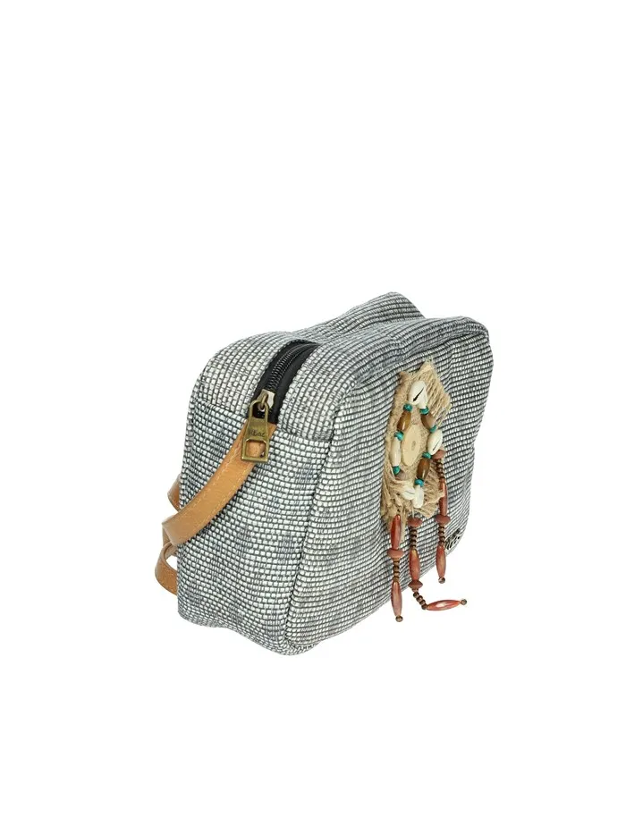 KBAS  BORSA A TRACOLLA 3412223 NERO/BIANCO