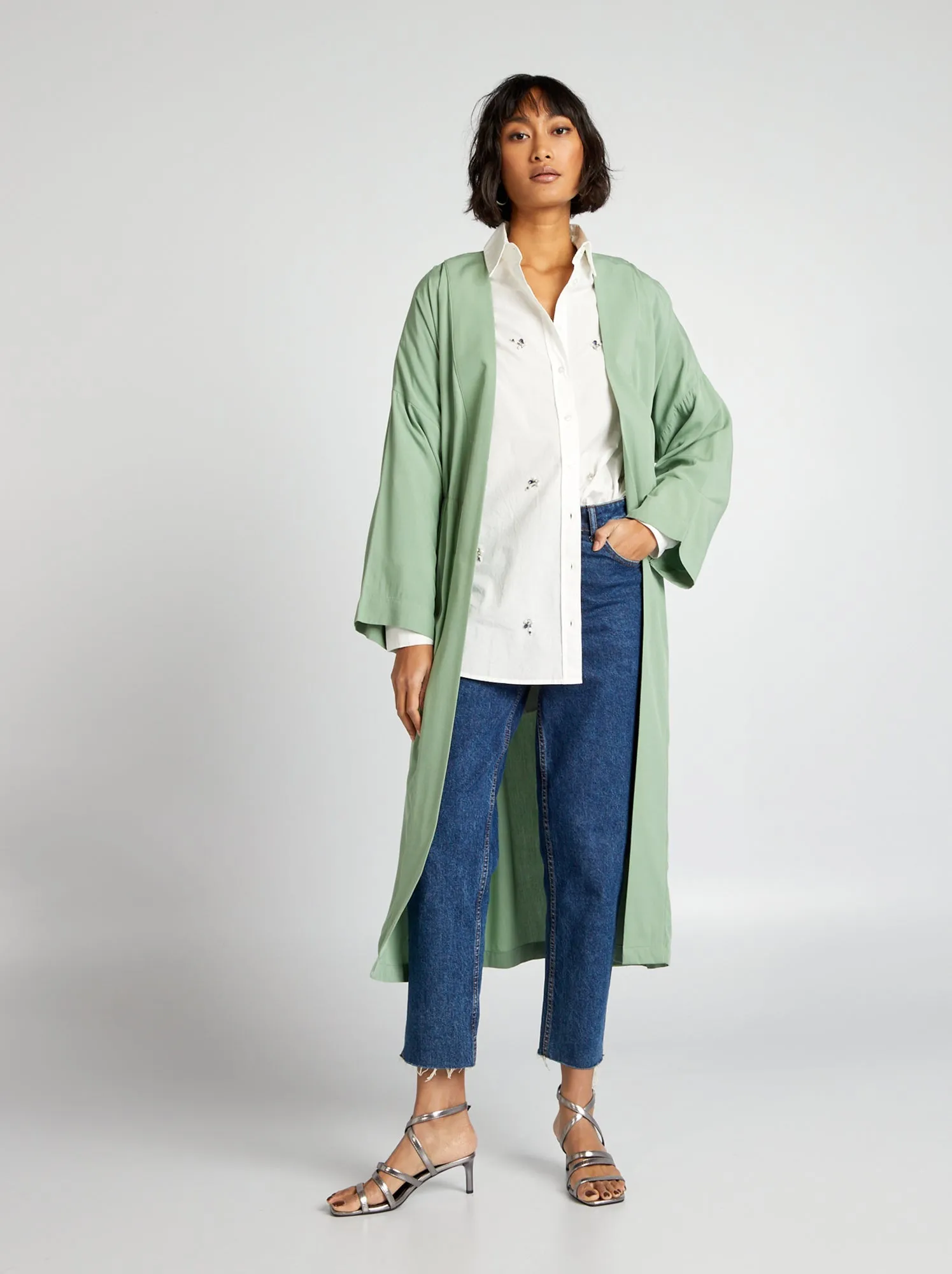 Kimono lungo - VERDE