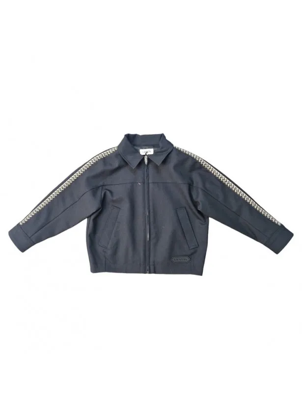 LANVIN     Felpa nera con dettagli logo Lanvin