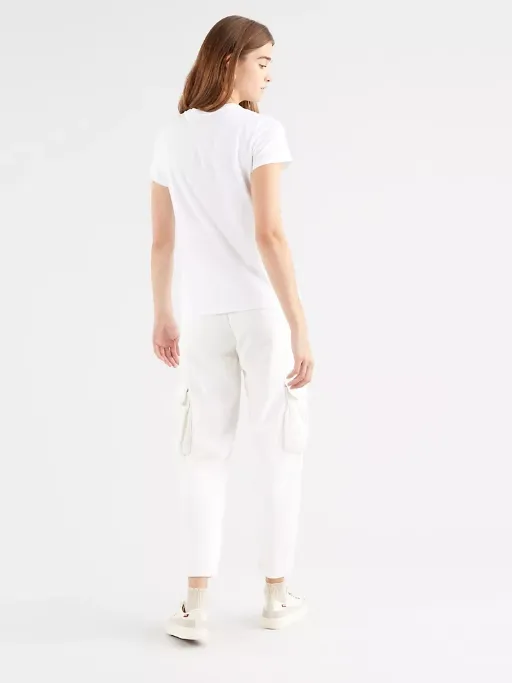 Levi's maglietta manica corta da donna 1873 1736912 49 bianco