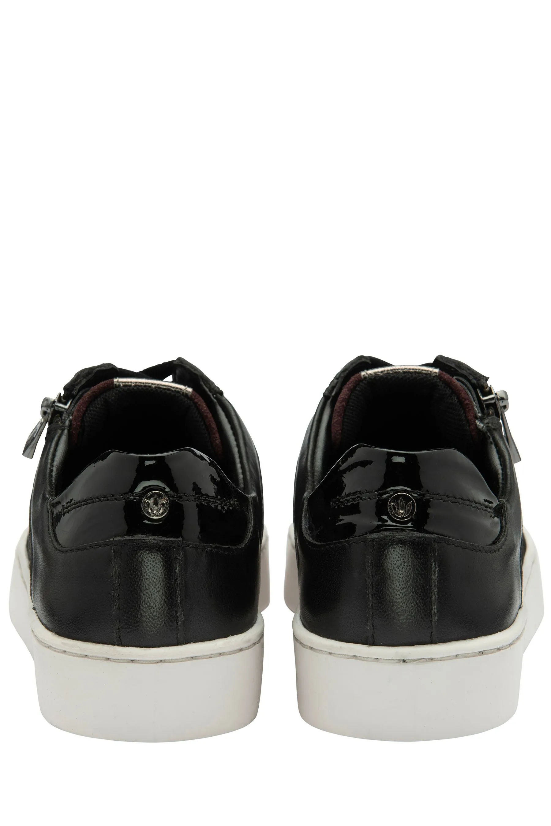 Lotus - Scarpe da ginnastica casual in pelle con zip    