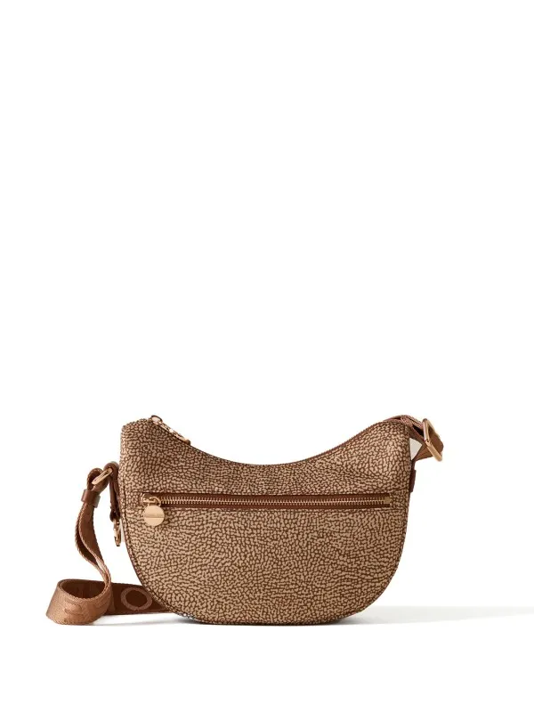 Luna mini shoulder bag in Op fabric