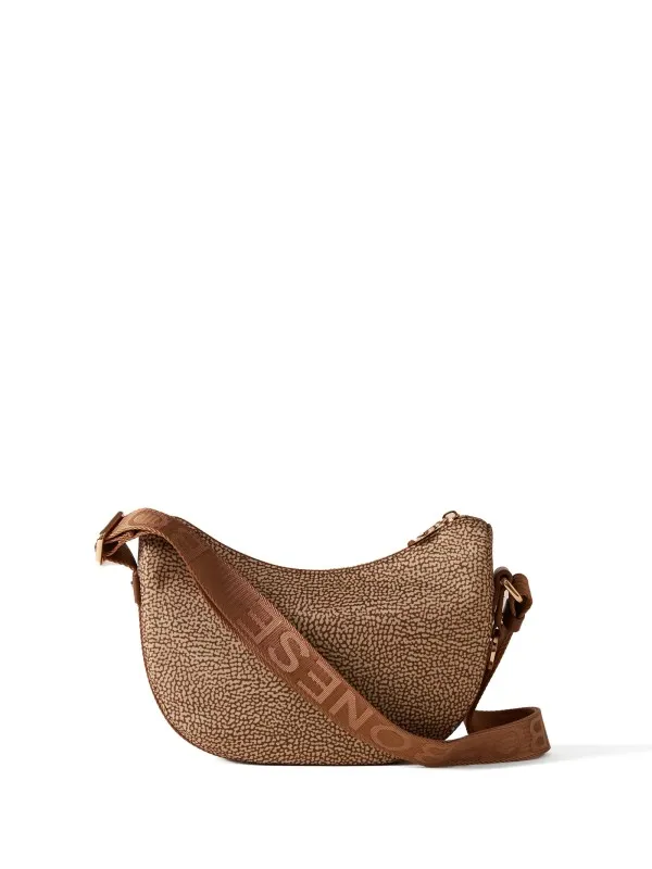 Luna mini shoulder bag in Op fabric