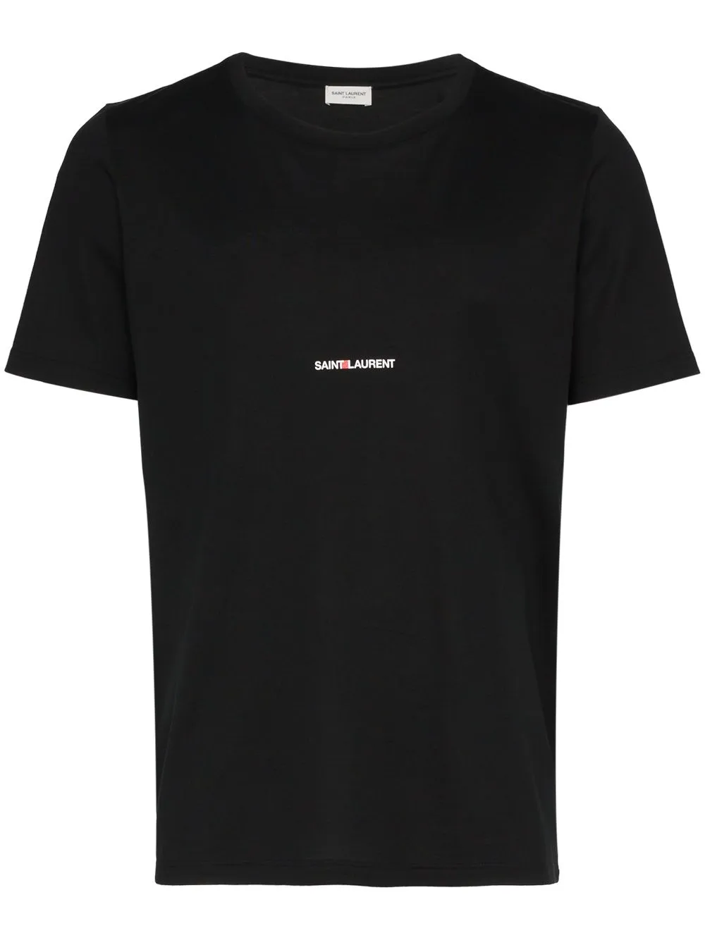Maglietta di cotone di Saint Laurent Logo