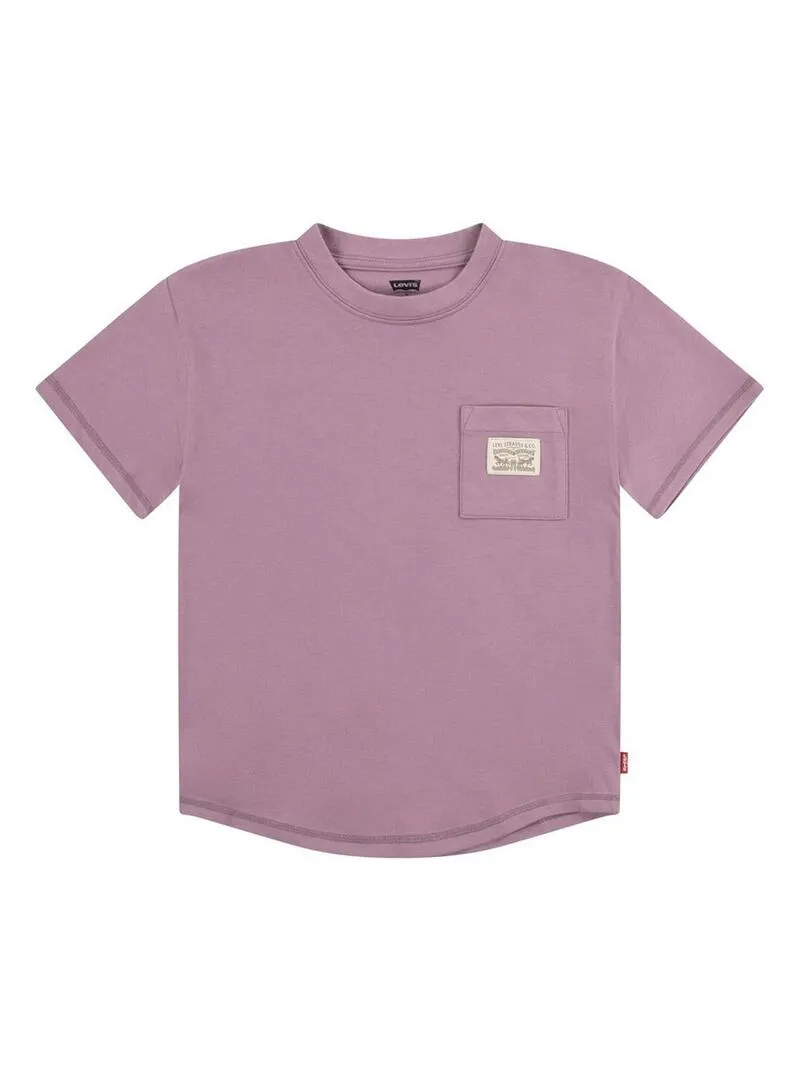 Maglietta Levi's Curved viola per bambino