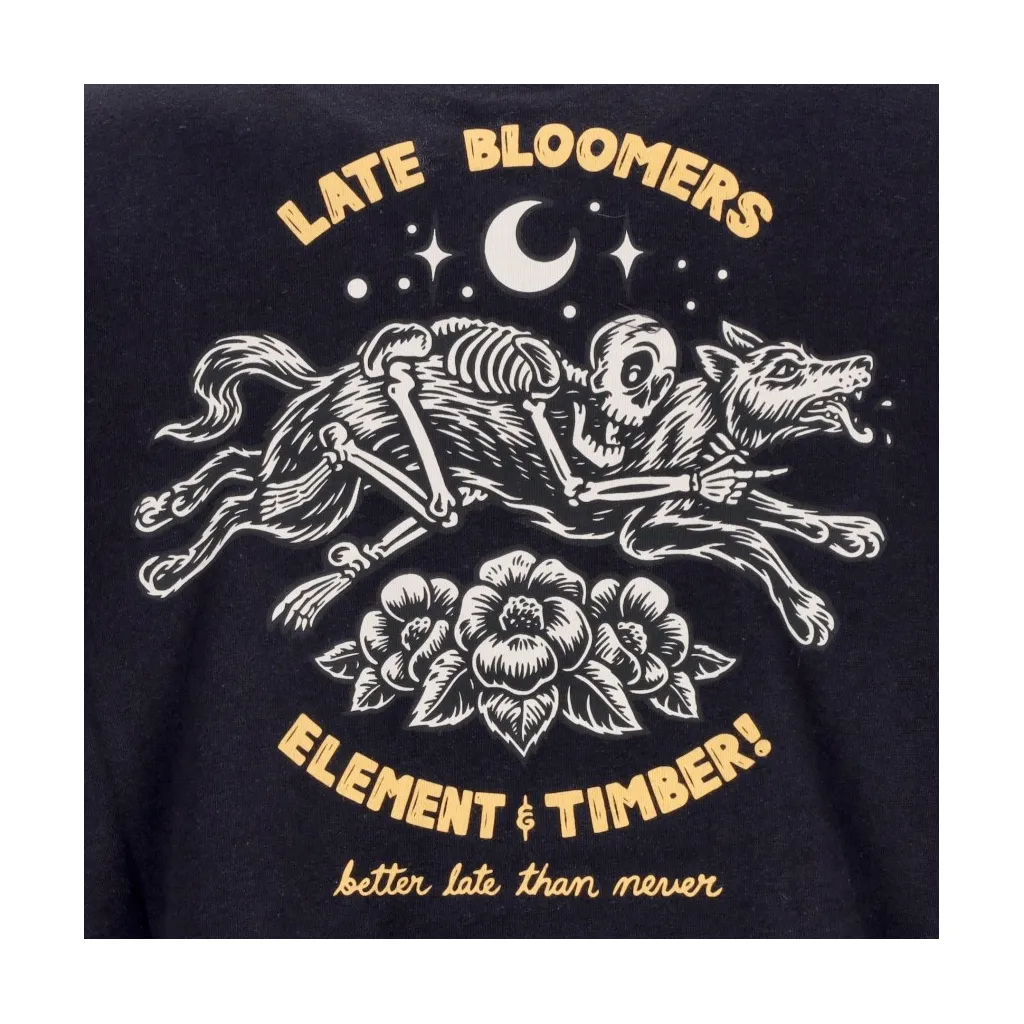 maglietta uomo the rider tee x timber FLINT BLACK
