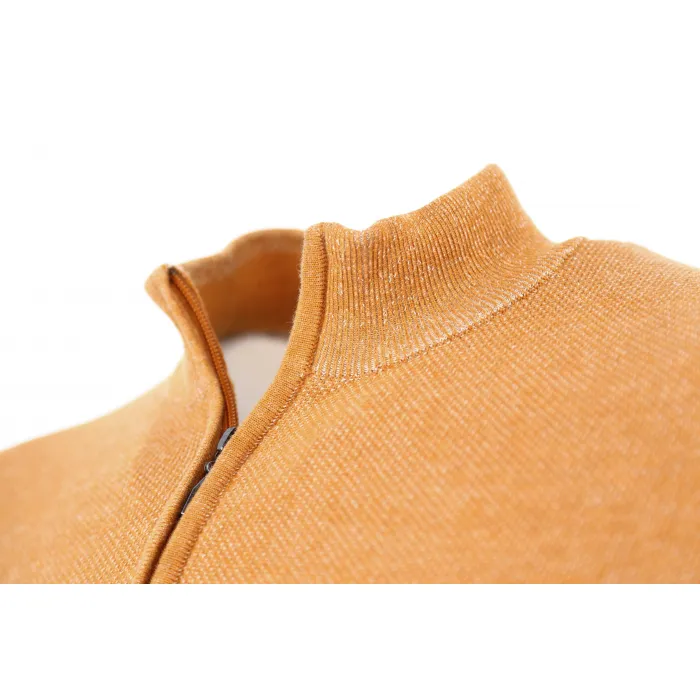 Maglione Camel con zip Baileys