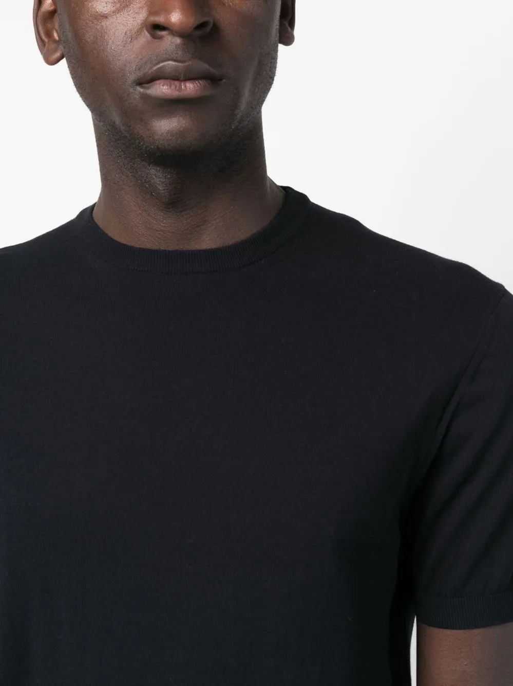 Maglione girocollo a manica corta