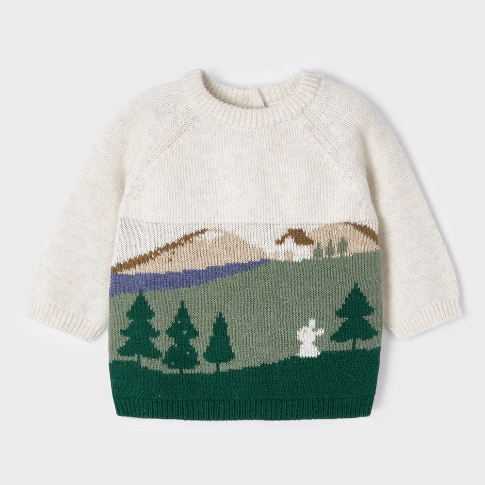 maglione girocollo forest 2397 neonato mayoral 
