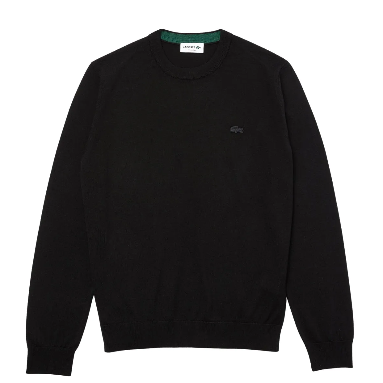 Maglione Lacoste Lana Merino Nero