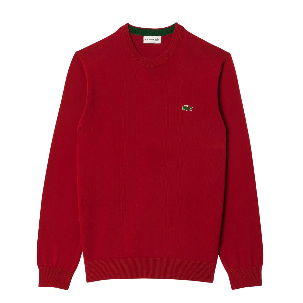 Maglione Uomo Lacoste Girocollo Bordeaux
